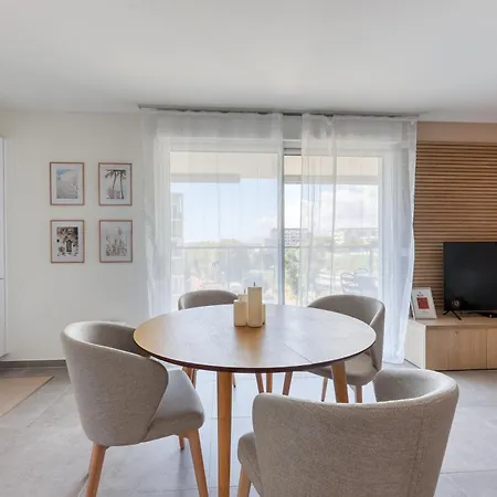Les Lumieres Du Cinquieme , 2 Chambres , Clim , Wifi , Cap3000 A Pied , Parking Διαμέρισμα Saint-Laurent-du-Var